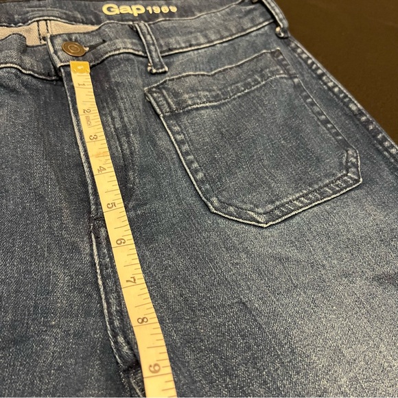 GAP 1969 Flare Patch Authentic mid Rise Size 8Short 29s Women’s Denim Jeans - Picture 4 of 11